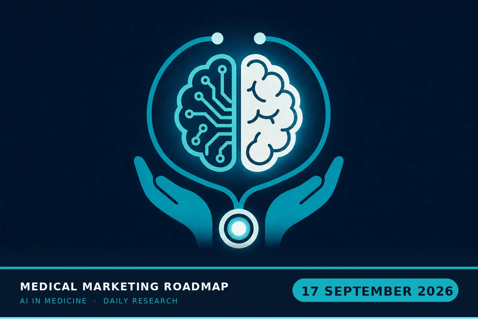 Medical Marketing Roadmap AI research illustration for September 17, 2026 — AI in independent medical practice