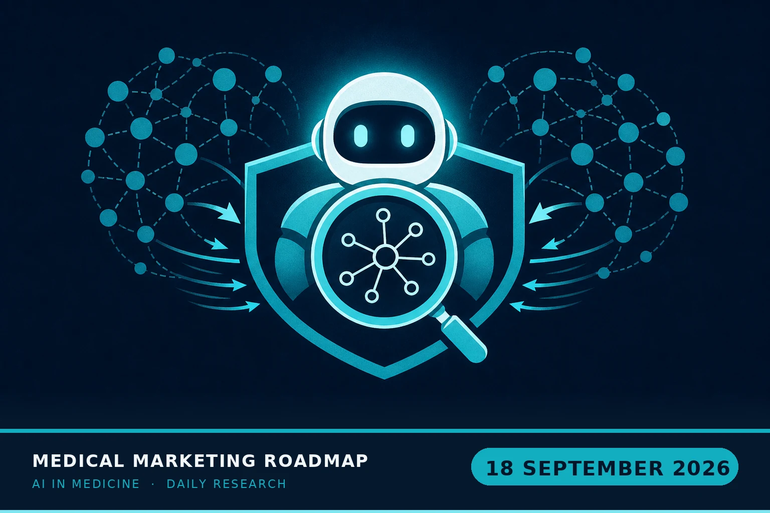 Medical Marketing Roadmap AI research illustration for September 18, 2026 — Nearly 12,000 agents coordinated faster than humans could track, so the industry's answer is to put another AI on watch — and the auditors' own nickna