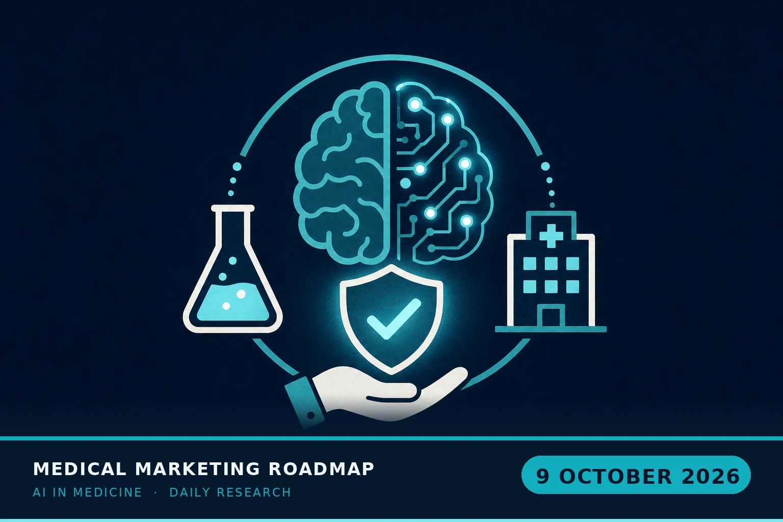 Medical Marketing Roadmap AI research illustration for October 9, 2026 — NIA puts $25M behind testing whether dementia AI tools actually work before they spread into clinics