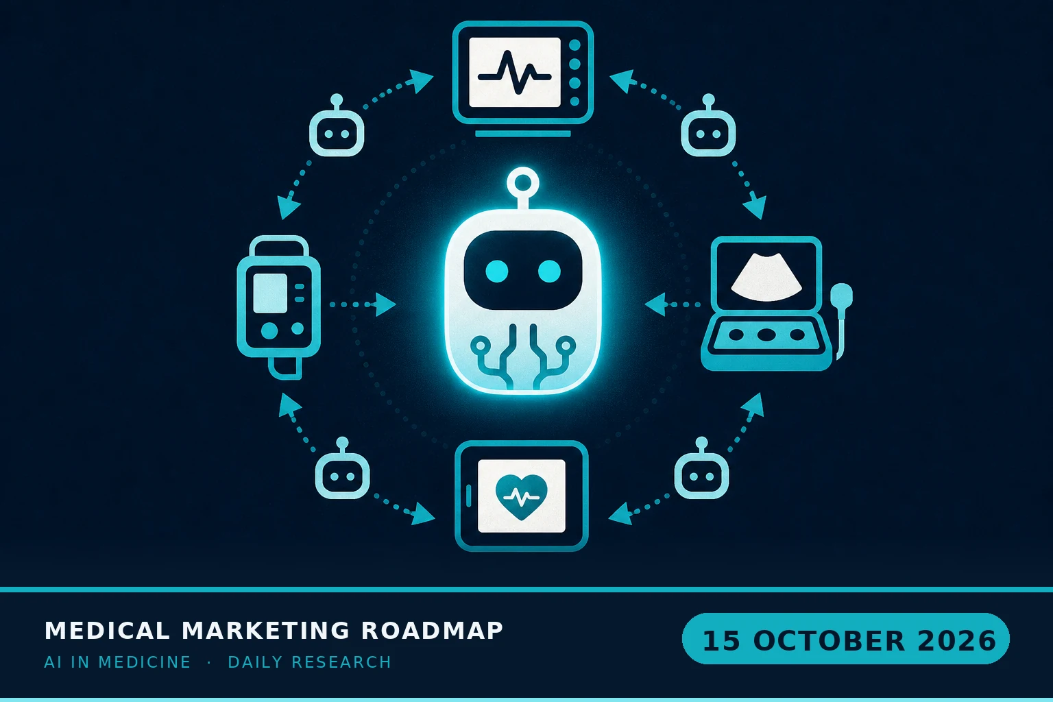 Medical Marketing Roadmap AI research illustration for October 15, 2026 — Anthropic says small AI models could start copying themselves between poorly secured devices by the end of 2026 — and clinics are full of poorly secur